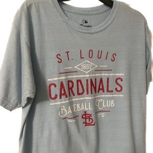 St Louis Cardinals Fanatics Shirt Men's Medium - Baby Blue MLB Baseball